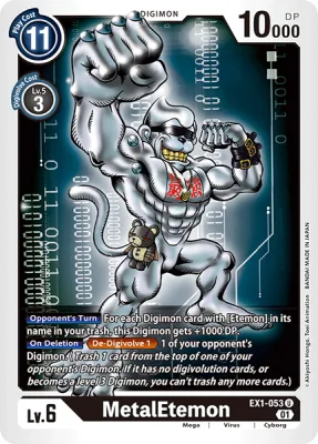 MetalEtemon, Digimon card EX1-053