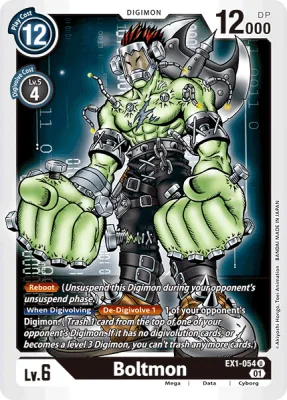 Boltmon, Digimon card EX1-054