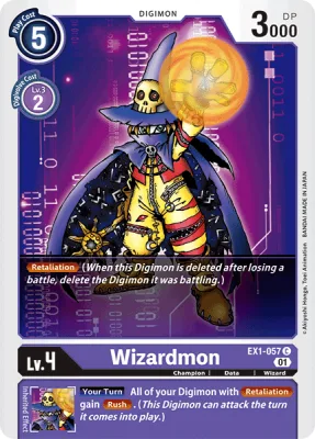 Wizardmon, Digimon card EX1-057