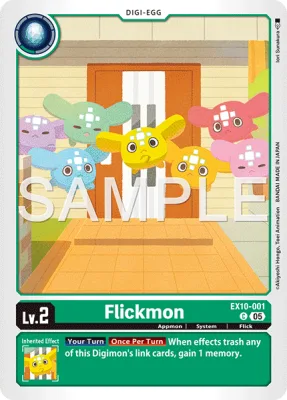 Flickmon, Digimon card EX10-001