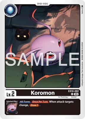 Koromon, Digimon card EX10-002