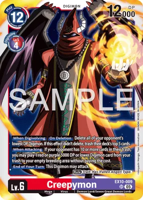 Creepymon, Digimon card EX10-009
