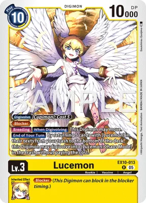 Lucemon, Digimon card EX10-013