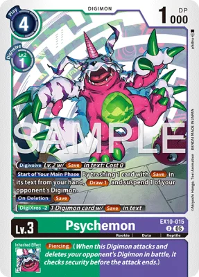 Psychemon, Digimon card EX10-015