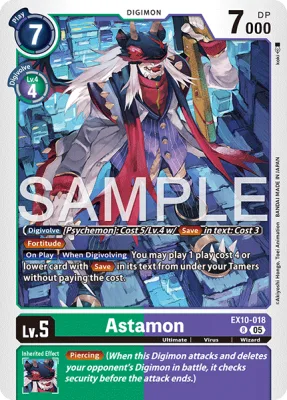 Astamon, Digimon card EX10-018