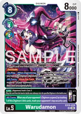 Warudamon, Digimon card EX10-019