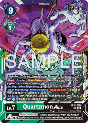 Quartzmon ACE, Digimon card EX10-023
