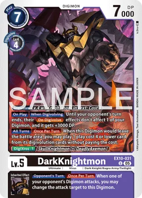 DarkKnightmon, Digimon card EX10-031