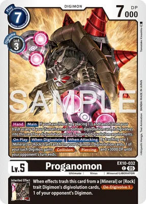 Proganomon, Digimon card EX10-032