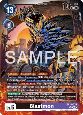 Blastmon, Digimon card EX10-034