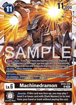 Machinedramon, Digimon card EX10-035