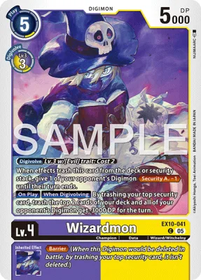 Wizardmon, Digimon card EX10-041