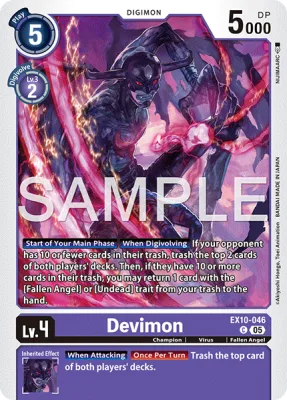 Devimon, Digimon card EX10-046