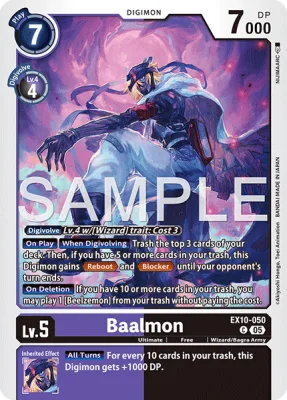 Baalmon, Digimon card EX10-050