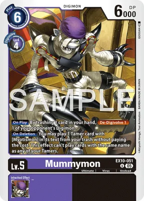 Mummymon, Digimon card EX10-051