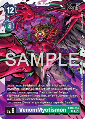 VenomMyotismon, Digimon card EX10-054