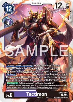 Tactimon, Digimon card EX10-055