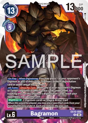 Bagramon, Digimon card EX10-056