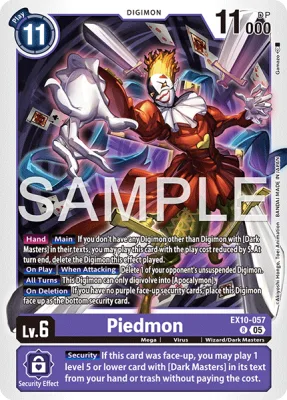 Piedmon, Digimon card EX10-057