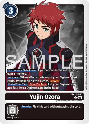 Yujin Ozora, Digimon card EX10-062