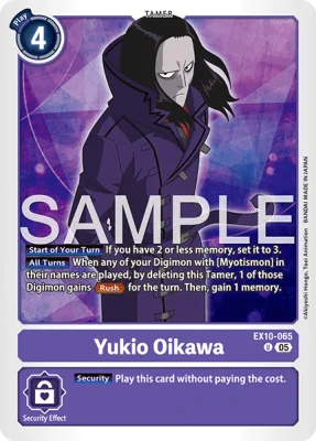 Yukio Oikawa, Digimon card EX10-065
