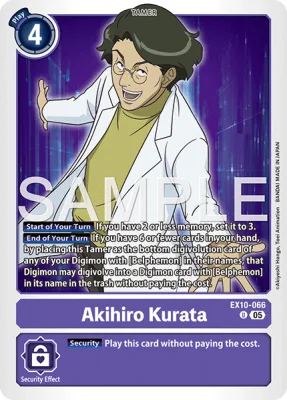 Akihiro Kurata, Digimon card EX10-066