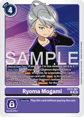 Ryoma Mogami, Digimon card EX10-067