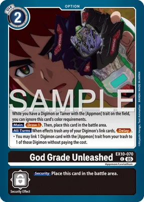 God Grade Unleashed, Digimon card EX10-070