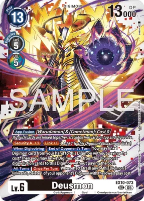 Deusmon, Digimon card EX10-073