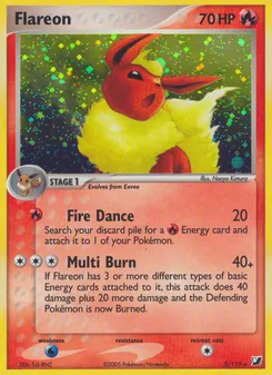Flareon — Unseen Forces #5, 2005. Illustrated by Naoyo Kimura.