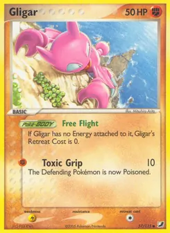 Gligar — Unseen Forces #57, 2005. Illustrated by Mitsuhiro Arita.