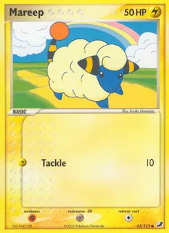 Mareep — Unseen Forces #62, 2005. Illustrated by Kyoko Umemoto.