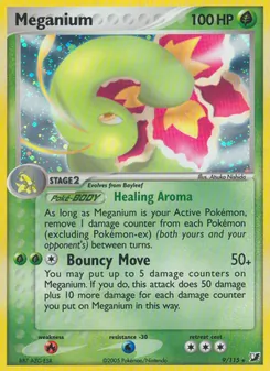 Meganium — Unseen Forces #9, 2005. Illustrated by Atsuko Nishida.