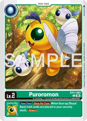 Puroromon, Digimon card EX11-003
