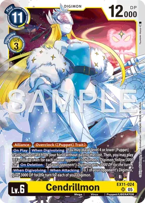 Cendrillmon, Digimon card EX11-024