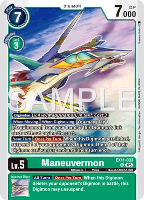 Maneuvermon, Digimon card EX11-033