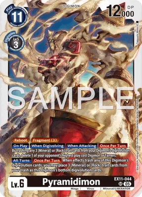 Pyramidimon, Digimon card EX11-044
