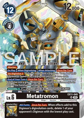 Metatromon, Digimon card EX11-045