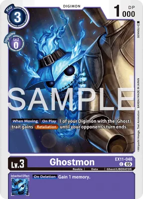 Ghostmon, Digimon card EX11-048