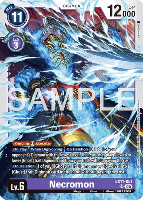 Necromon, Digimon card EX11-051