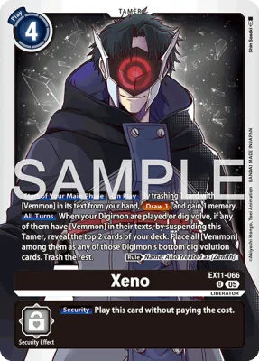 Xeno, Digimon card EX11-066