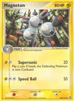 Magneton — Delta Species #48, 2005. Illustrated by Kagemaru Himeno.