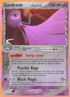 Gardevoir δ — Delta Species #6, 2005. Illustrated by Mitsuhiro Arita.