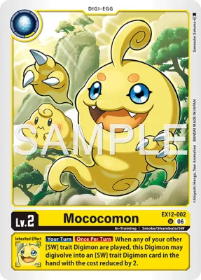 Mococomon, Digimon card EX12-002