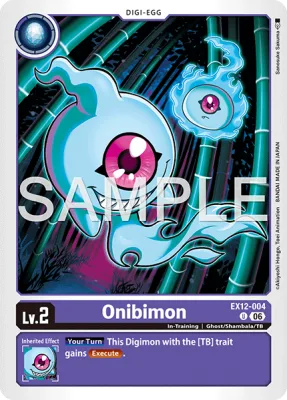Onibimon, Digimon card EX12-004