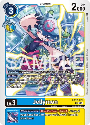 Jellymon, Digimon card EX12-023