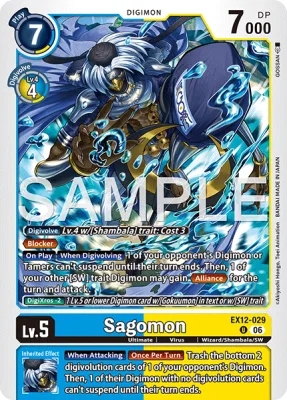 Sagomon, Digimon card EX12-029