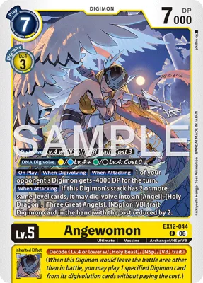 Angewomon, Digimon card EX12-044