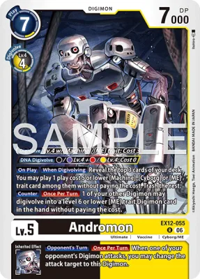 Andromon, Digimon card EX12-055