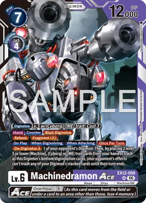 Machinedramon ACE, Digimon card EX12-059